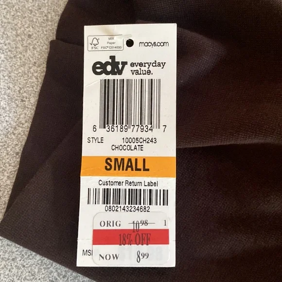 NWT Karen Scott Turtleneck: Brown! - Picture 3 of 3